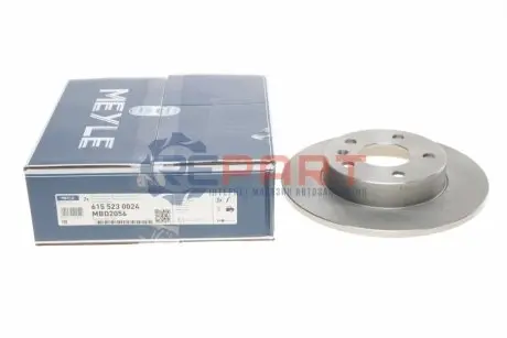 Фото Диск гальмівний (задній) Opel Combo 1.7 04- (264x10) MEYLE (6155230024) зображення 1