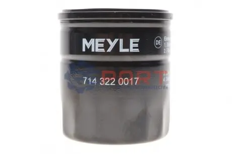 Фото Фільтр масляний Ford Focus/Transit 1.0-2.3/Mazda 6 1.8/2.0 02- MEYLE (714 322 0017) зображення 1