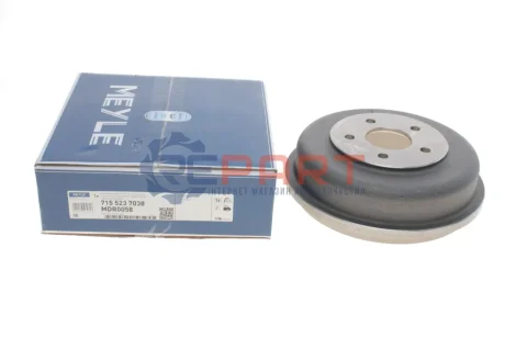 Гальмівний барабан задн FORD TOURNEO CONNECT, TRANSIT CONNECT 1.8/1.8D 06.02-12.13 Meyle 715 523 7038 Купити в Україні