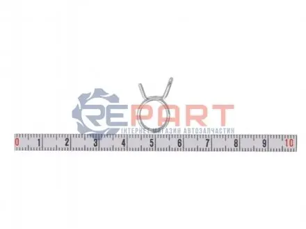 (EN) Spring clamp 52-02016080 40шт, ширина 6,3 мм, максимальний діаметр 11,6мм, діаметр 11-11,6 мм, матеріал: пружинна сталь, вид сталі: W1 MIKALOR ODM0201608040SZT Купити в Україні