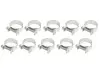 Фото (EN) Screw band 52-03010632 комплектація 10шт, ширина 10 мм, максимальний діаметр 22мм, діаметр 20-22 мм, матеріал: гальванізований / (en) soft steel, вид сталі: W1 MIKALOR (OSM0301063210SZT) зображення 1