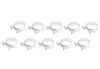 Фото (EN) Screw band 52-03010640 комплектація 10шт, ширина 10 мм, максимальний діаметр 25мм, діаметр 22-25 мм, матеріал: гальванізований / (en) soft steel, вид сталі: W1 MIKALOR (OSM0301064010SZT) зображення 1