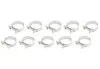Фото (EN) Screw band 52-03010667 комплектація 10шт, ширина 10 мм, максимальний діаметр 28мм, діаметр 25-28 мм, матеріал: гальванізований / (en) soft steel, вид сталі: W1 MIKALOR (OSM0301066710SZT) зображення 1