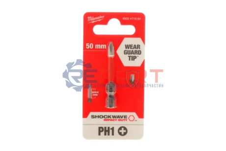 PRO Impact Control PH2 біти 25 мм, 2ш. MILWAUKEE 4932471564 Купити в Україні