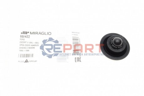 Кнопка обмежувача дверей (задніх) Fiat Ducato/Citroen Jumper 06- (чорна) - 60/422 (872830, 73526396) MIRAGLIO 60422