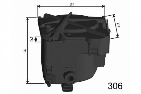 Фільтр палива MISFAT F110