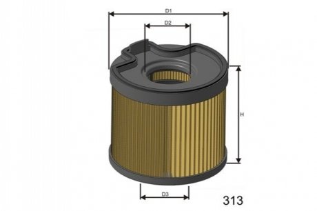 Фильтр топливный (сист.Bosch) Peugeot 406/ Partner 2,0HDI MISFAT F691 (фото 1)