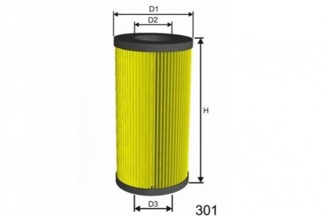 Фільтр масла DB Sprinter/Vito CDI OM611/612/646 (3 резинки) MISFAT L013