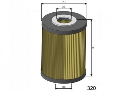 Фільтр масла SMART 0,6-,07 MISFAT L035