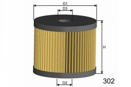 Фильтр масла MISFAT L108 (фото 1)