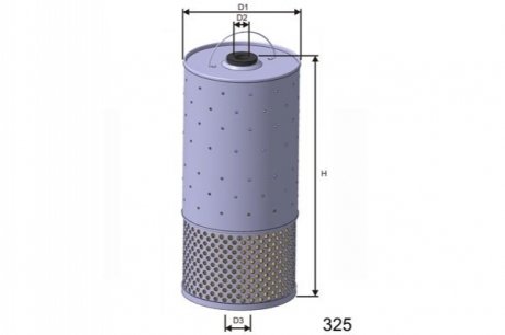 Фільтр масла DB W123 OM615-617 MISFAT L499