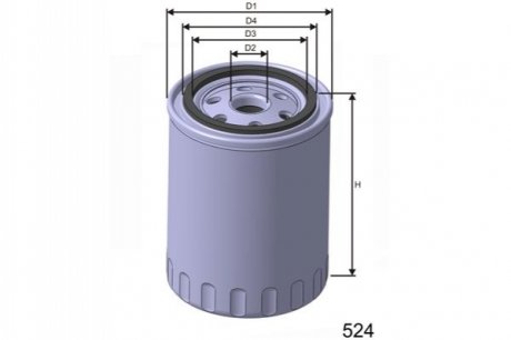 Фильтр масла MISFAT Z143