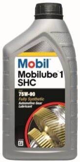 Мастило 1 LUBE SHC 75W90 1L PRZEKгADNIOWY SYNTETYCZNY MOBIL 142803 (фото 1)