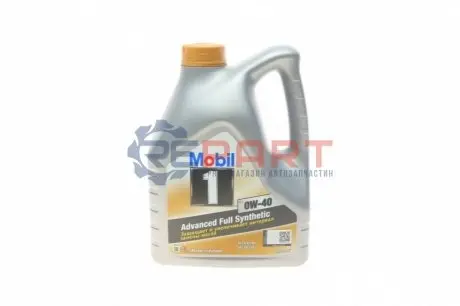 Масло моторное Mobil 1 0W-40 (4 л) MOBIL 153692 Купить в Украине