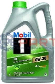 Мастило моторне MOBIL MOBIL1ESP0W20X25L Купити в Україні