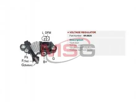 Регулятор напруги генератора MOBILETRON VRB026 Купити в Україні