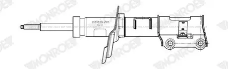 HYUNDAI Амортизатор передний левый i10 II (BA, IA) 1.0/1.2 13- MONROE G7924 Купить в Украине