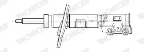 Амортизатор передн Прав MAZDA 2 1.5/1.5D 08.14 MONROE G7942 Купити в Україні