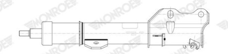 Амортизатор газомасляний MONROE G8822