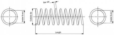 Пружина подвески MONROE SP2336