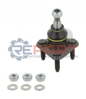 Шарова опора Лів/Прав (нижн передн) (діаметр конуса 15,5mm) AUDI A3, TT SEAT LEON, TOLEDO II VW GOLF IV, NEW BEETLE 1.4-3.2 09.96-05.09 MOOG VOBJ2410 Купити в Україні