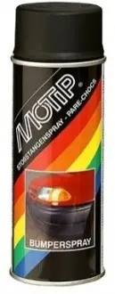 Емаль аерозольна для бамперу автомобіля Темно-сіра Motip 400 мл MOTIP 04075
