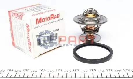 Термостат системи охолодження (92°C) FORD GRANADA, SCORPIO I, SIERRA, SIERRA I, SIERRA II OPEL ASCONA B, ASTRA F, COMMODORE C, FRONTERA A, MONZA A, OMEGA A, REKORD D, REKORD E 1.7D-3.0 09.72-10.98 MOTORAD 234-92K Купити в Україні