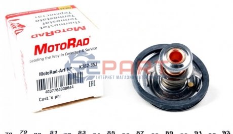 Термостат Opel Astra F/Combo/Vectra A, B 1.5-1.7 D/TD 90-01 (54x23x33; 85C) (jiggle-pin) MOTORAD 382-85JK (фото 1)