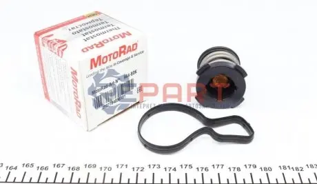 Фото Термостат VW Caddy/Golf VII 1.0TSI/1.2TSI/Passat 1.4TSI/GTE 15- (80C) (з прокладкою) MOTORAD (96480K) зображення 1