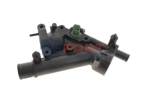 Фланець охолоджуючої рідини з датчиком CITROEN C3 I, C4, C4 GRAND PICASSO I, C4 I, C4 PICASSO I, C5 II, C5 III PEUGEOT 206, 307, 308, 308 I, 406, 407, 607 1.1-2.2 08.98 MOTORAD CH2007 Купити в Україні