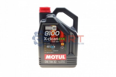 Масло моторное 8100 X-clean EFE 5W-30 (5 л) MOTUL 814051 (фото 1)