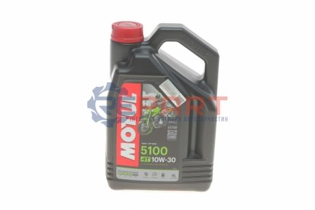 Олива 4T 5100 10W30 4L MOTUL 836641 (фото 1)