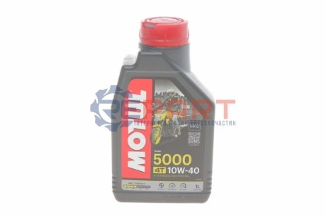 Масло 10W40 4T HC-Tech 5000 (1L) (104054) MOTUL 836911 (фото 1)