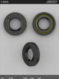 Сальник рульової рейки 19,05/34,60*4,40/5,90 Citroen Jumpy I 95-02 MSG F 00030 Купити в Україні