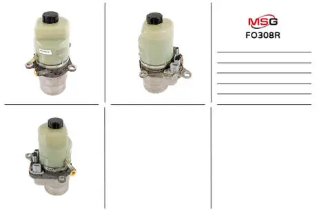 Насос с ГУР MSG FO308R Купити в Україні