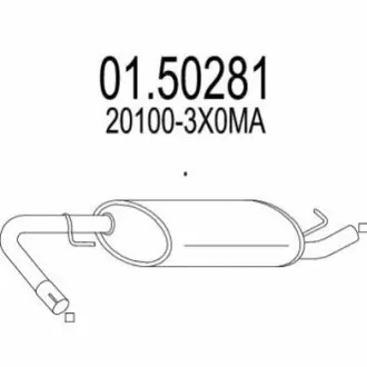 Автозапчасть MTS 0150281
