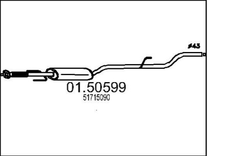 Глушник середній MTS 01.50599