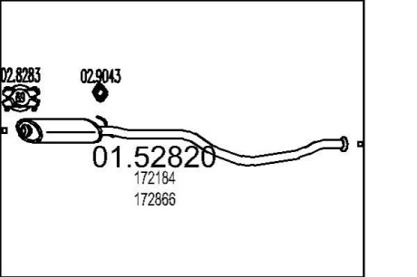 Резонатор MTS 01.52820