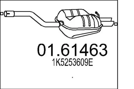 Глушник MTS 0161463