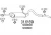 Глушитель выхлопных газов (конечный) 0161690