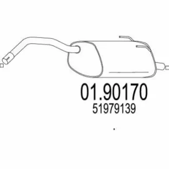 Глушник MTS 0190170