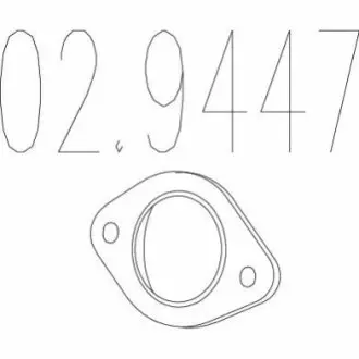 Прокладки вихлопної системи MTS 02.9447