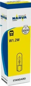 Автолампа 24V 1.2W W2x4.6d (в щиток приладів) NARVA 170403000 Купити в Україні