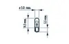 Фото Автолампа Narva W1,2W W2x4,6d 1,2 W прозрачная NARVA (17040) изображение 1