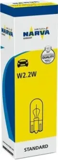 Автолампа W2W 12V 2W W2.1x9.5d Standard (без цоколя) NARVA 170593000 Купити в Україні