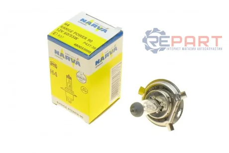 Автолампа H4 12V 60/55W P43t Range Power 90 NARVA 480033000