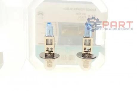 (к-кт 2шт.) Автолампа H1 12V 55W P14.5s Range Power Blue + (3700K) NARVA 486302100