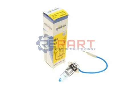 Автолампа H3 12V 55W PK22s Range Power Blue + (3700K) NARVA 486333000 Купити в Україні