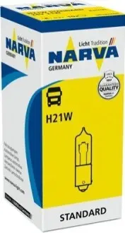 Автолампа H21W 24V 21W BAY9S Halogen Miniature NARVA 681963000 Купити в Україні