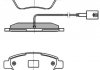 Гальмівні колодки перед. Doblo 01- (Bosch) (122.8x53.6) з датчиком - NATIONAL NP2142 (425407, 71752983, 71754802)